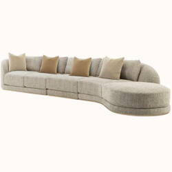 Menton Latte Sectional